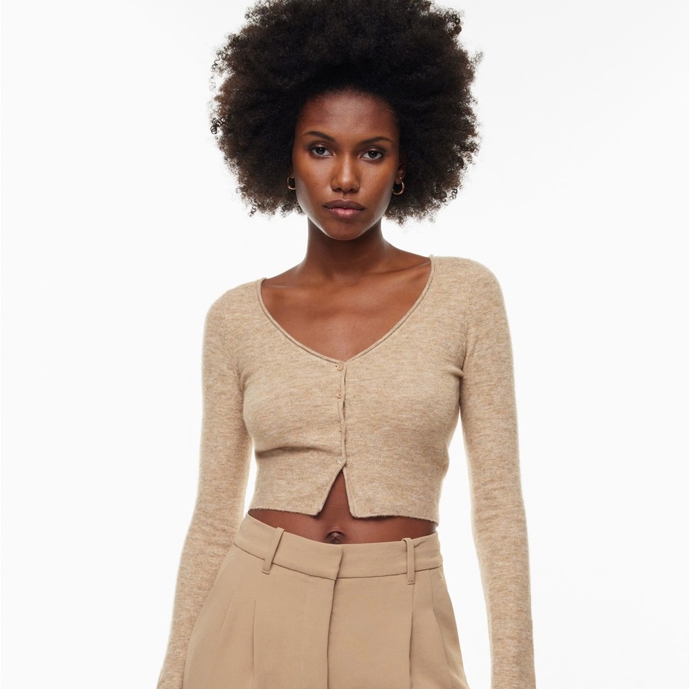NWT Wilfred Aritzia Santorini Cardigan in Heather Tannin
